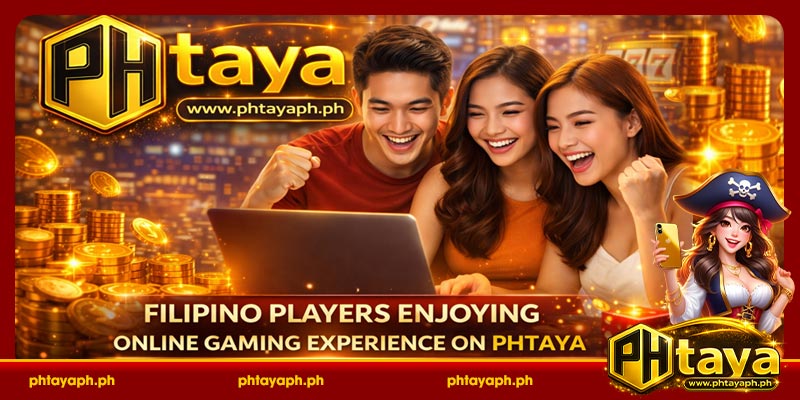 Filipino players enjoying online gaming experience on PHTAYA