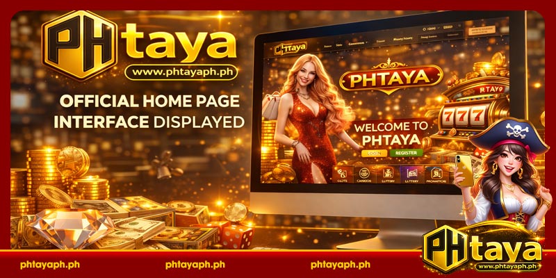 PHTAYA official homepage interface displayed on desktop screen