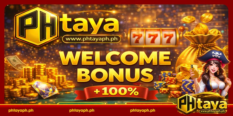 PHTAYA welcome bonus promotional banner display