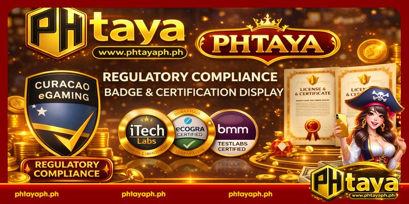 PHTAYA regulatory compliance badge and certification display